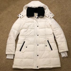 New Michael Kors Sherpa White Coat size MEDIUM